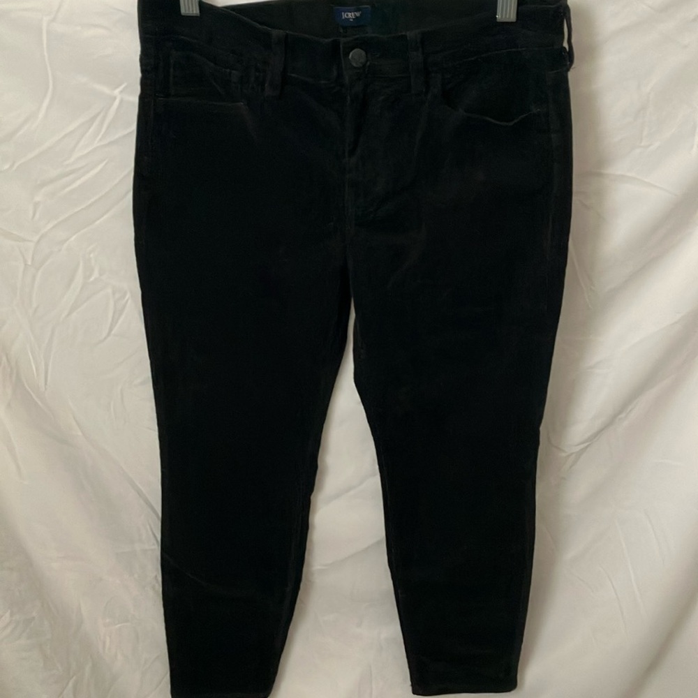 J. Crew: Black Corduroy Pants- Skinny leg- 29P